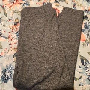 Grey thermal lounge pants